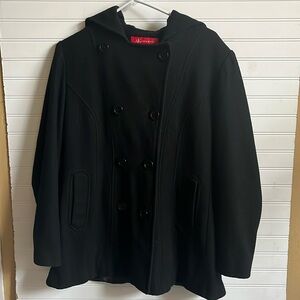 Anne Klein coat, black color, size large